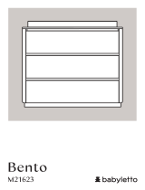 Babyletto Bento 3-Drawer Changer Dresser Manuel utilisateur
