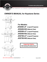 Jackson Grills 2018 Keystone  Manuel utilisateur