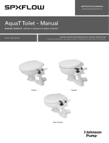 SPX FLOW AquaT Manual Marine Toilet Manuel utilisateur