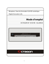 Octagon SF1018 HD Le manuel du propriétaire