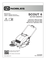 Nobles 1251270 Scout 6 Battery Sweeper Manuel utilisateur