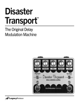 Earthquaker Devices Disaster TransportLegacy Reissue Mode d'emploi