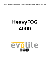 Evolite HeavyFog 4000 Manuel utilisateur
