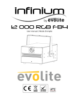Evolite Infinium 12 000 RGB FB4 Manuel utilisateur