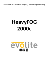 Evolite HeavyFog 2000 c Manuel utilisateur
