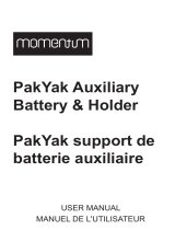 Momentum PakYak Auxiliary Battery Holder Manuel utilisateur