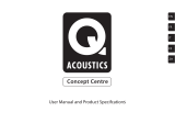 Q Acoustics Concept Speakers Manuel utilisateur