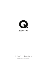 Q Acoustics 3000i Series Manuel utilisateur