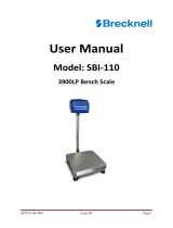 Brecknell 3900LP Bench Series Manuel utilisateur