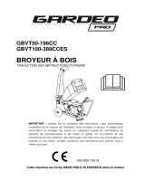 GARDEO PRO GBVT50-196CC Le manuel du propriétaire