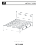 PB Teen Fairfax Storage Bed Assembly Instructions
