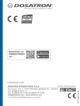 dosatron D14 Le manuel du propriétaire