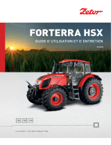 Zetor FORTERRA HSX 2018 Manuel utilisateur