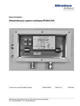 Minebea Intec Power supply for digital load cells PR 6024/62S Le manuel du propriétaire