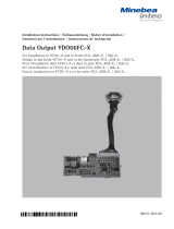 Minebea IntecData Output YDO06FC-X Installation in FCT01-X and in Series FCA...EDE-X.. | IGG-X..