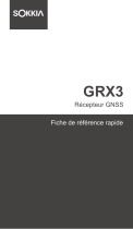 Sokkia GRX3 GNSS Receiver Guide de référence