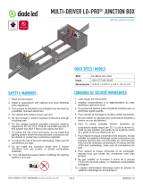 DIODE LED LO-PRO® Junction Box, NEMA 1 - UL Listed Guide d'installation