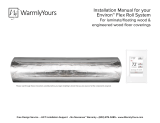 WarmlyYours Environ Flex Roll System Manuel utilisateur