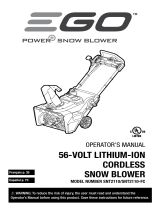EGO Power+ Cordless Snow Blower Le manuel du propriétaire