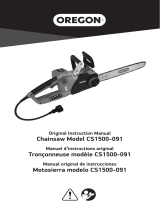 Oregon Scientific CS1500 Chainsaw Le manuel du propriétaire