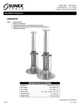 Sunex Tools 1003AJ Le manuel du propriétaire