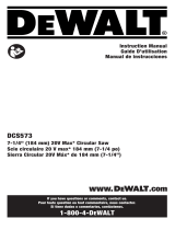 DeWalt 20V MAX Circular Saw Le manuel du propriétaire