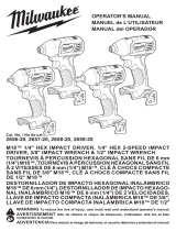 Milwaukee 2656-20 M18 Cordless Compact Impact Wrench Le manuel du propriétaire