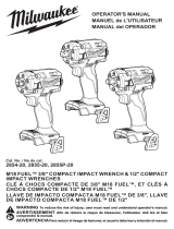 Milwaukee M18 Fuel Compact Impact Wrench Le manuel du propriétaire