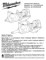 Milwaukee M18 FUEL Cordless D-Handle High Torque Impact Wrench Kit Le manuel du propriétaire
