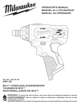 Milwaukee 2490-22 Le manuel du propriétaire