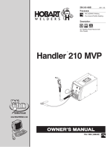 Hobart Handler 210MVP Flux-Core/MIG Welder Le manuel du propriétaire