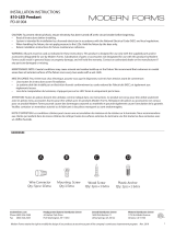 Modern Forms PD-81004 Minx Mode d'emploi