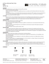 Modern Forms WS-W1718 Forq Mode d'emploi