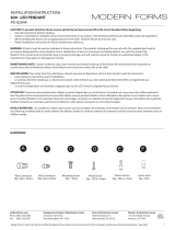 Modern Forms PD-82044 Double Bubble Mode d'emploi