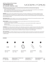 Modern Forms WS-14818 Mini Loft Mode d'emploi