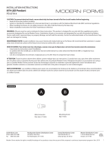 Modern Forms PD-87914 Harmonix Mode d'emploi