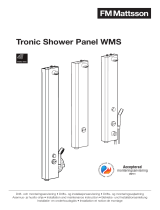 FM Mattsson tronic shower panel WMS, HCP-model Mode d'emploi