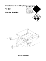 Redexim Rink TB950 Le manuel du propriétaire