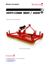 Redexim Verti®-Comb 1800 Le manuel du propriétaire