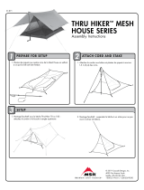 MSR Thru-Hiker Mesh House 2 Trekking Pole Shelter Assembly Instructions