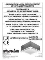 Kampmann Chilled water cassettes, article 325061* Guide d'installation