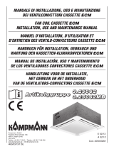 Kampmann Chilled water cassettes, article 325062* Guide d'installation