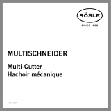 RÖSLE Multi-Cutter Manuel utilisateur