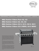 RÖSLE Gas grill BBQ Station VIDERO G4-S Vario+ Manuel utilisateur