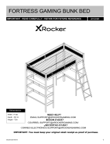 X RockerFortress Gaming Bunk