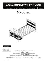 X Rocker Basecamp Gaming Bed Manuel utilisateur
