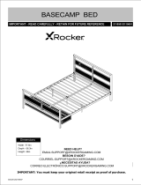 X Rocker Basecamp Full Gaming Bed Manuel utilisateur