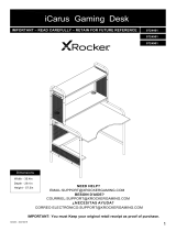 X Rocker iCarus V2 Gaming Desk Manuel utilisateur