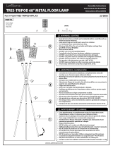 LumiSource FL68-TRES-TRIPOD-WPL AU Assembly Instructions