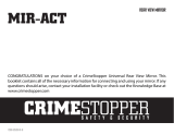 CrimeStopper MIR-ACT Mode d'emploi